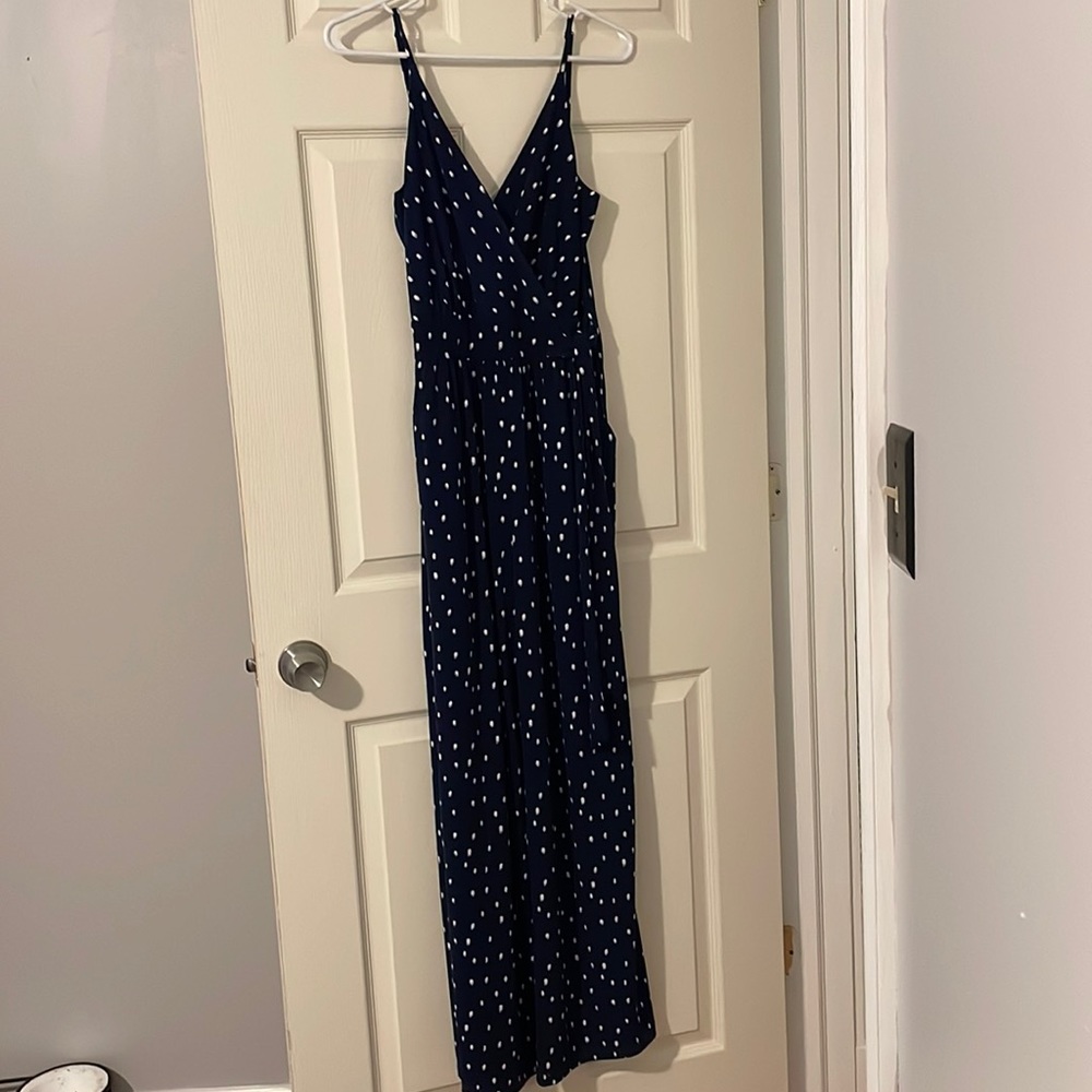 Spaghetti strapped maxi pants romper brand new with tags